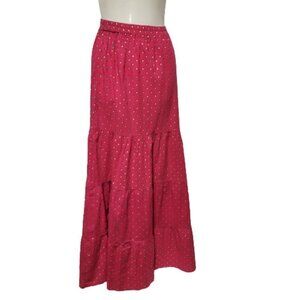 Cotton Skirt, Elastic Waist, Midi Skirt - One size- Nwot